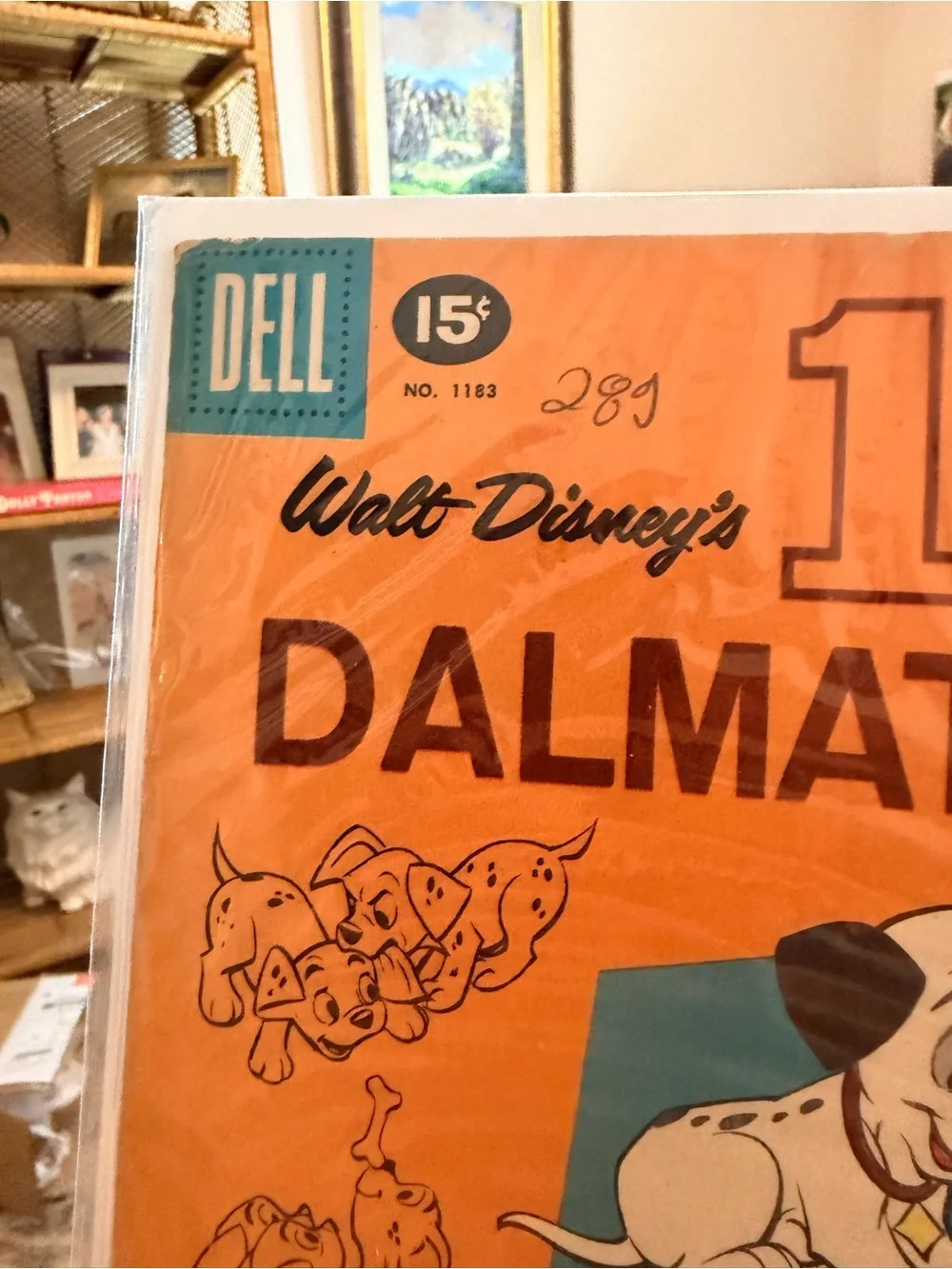 Walt Disney 101 Dalmatians Orange Cover Collector Print